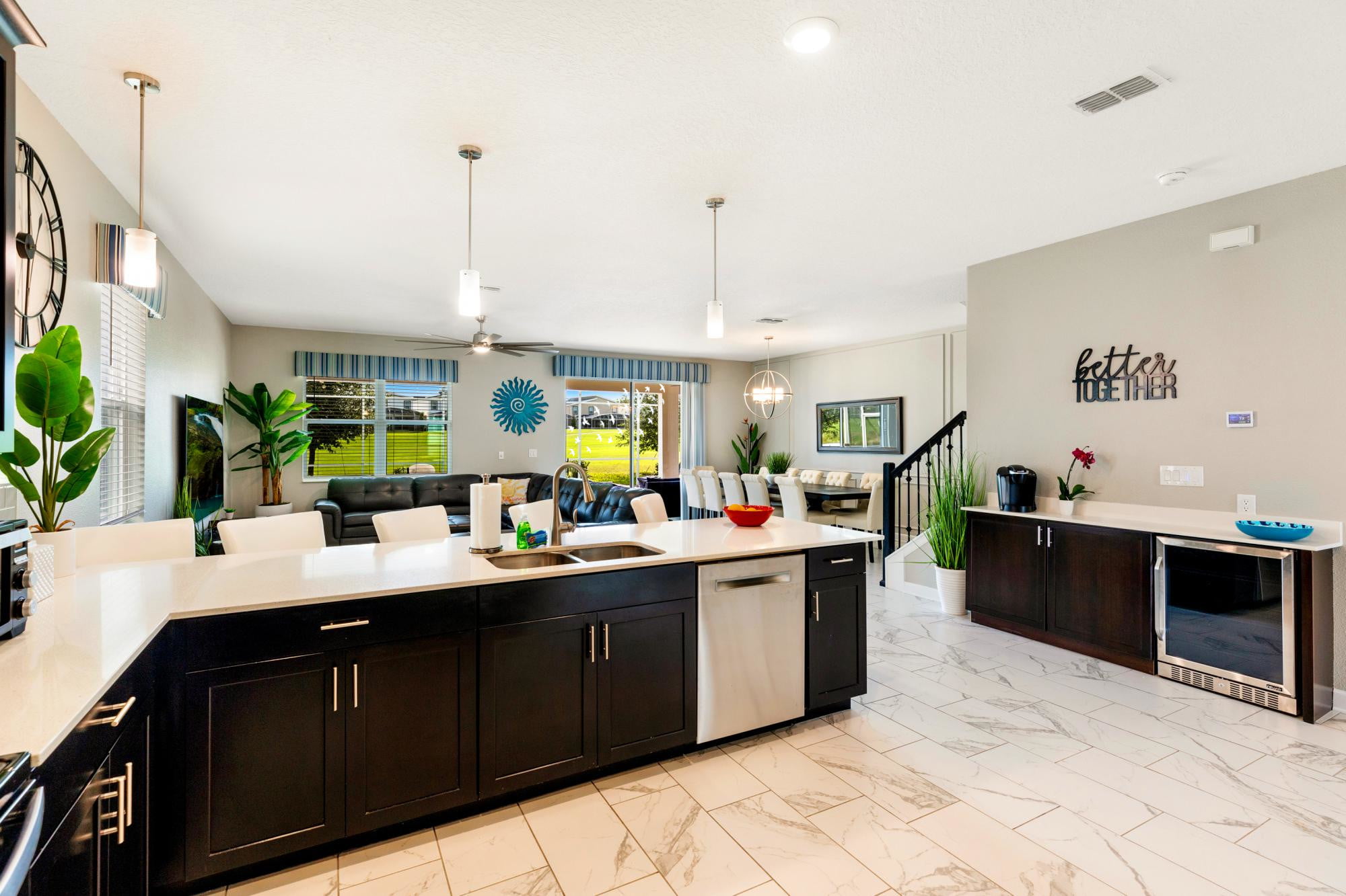 You will have everything you need to cook a feast in the large open kitchen