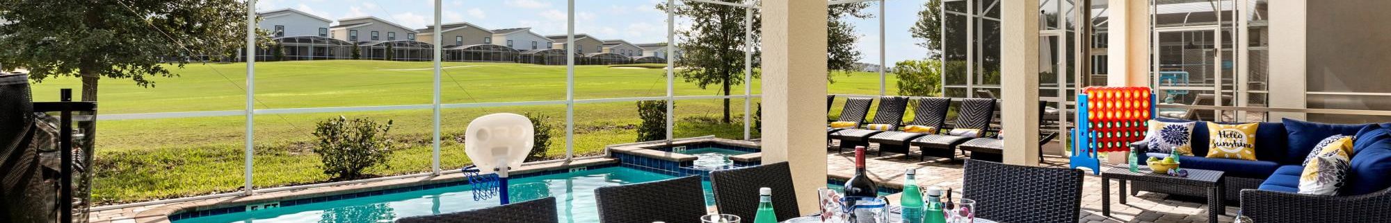 Private Saline Pool Lanai Lounge Chair Outdoor Seating 6 Bedroom Windsor Hills Vacation Rental By Owner In Florida