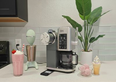 You'll have a milkshake and soft serve ice cream machine during your stay to make all your favorite treats